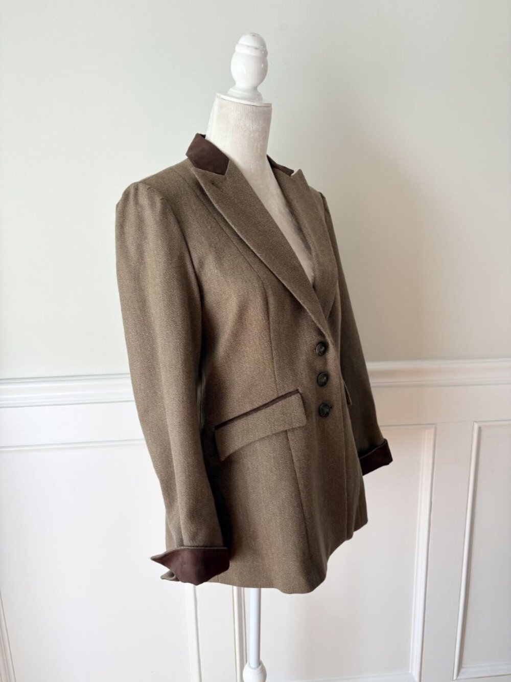 Dubarry Heather Tweed Wool Hacking Jacket UK 12 US 8 - Picture 2 of 6